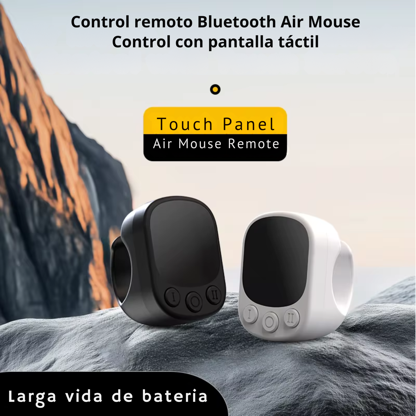 Control remoto de anillo con panel táctil
